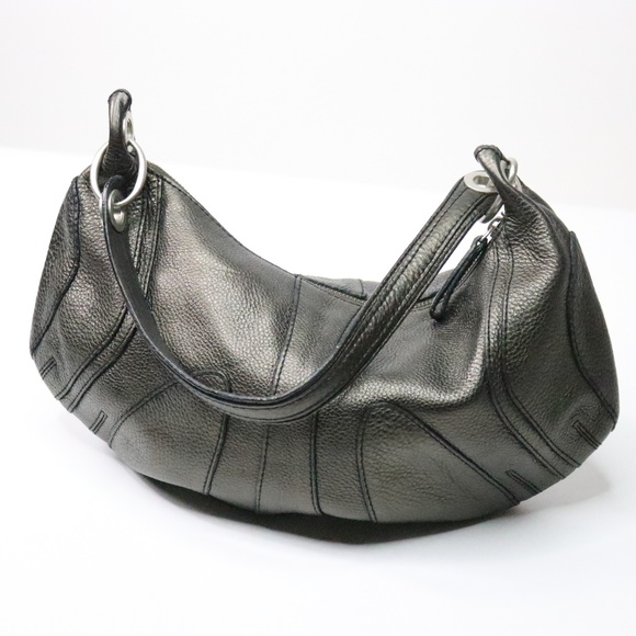 Banana Republic Handbags - Banana Republic Pewter Metallic Shoulder Bag Occasional Handbag